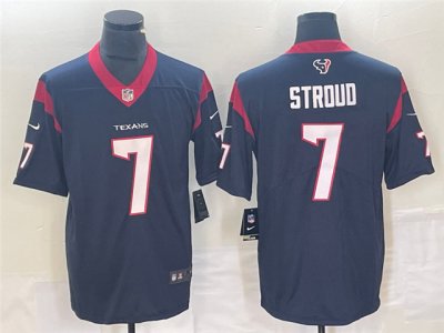 Houston Texans #7 C.J. Stroud Navy Vapor Limited Jersey